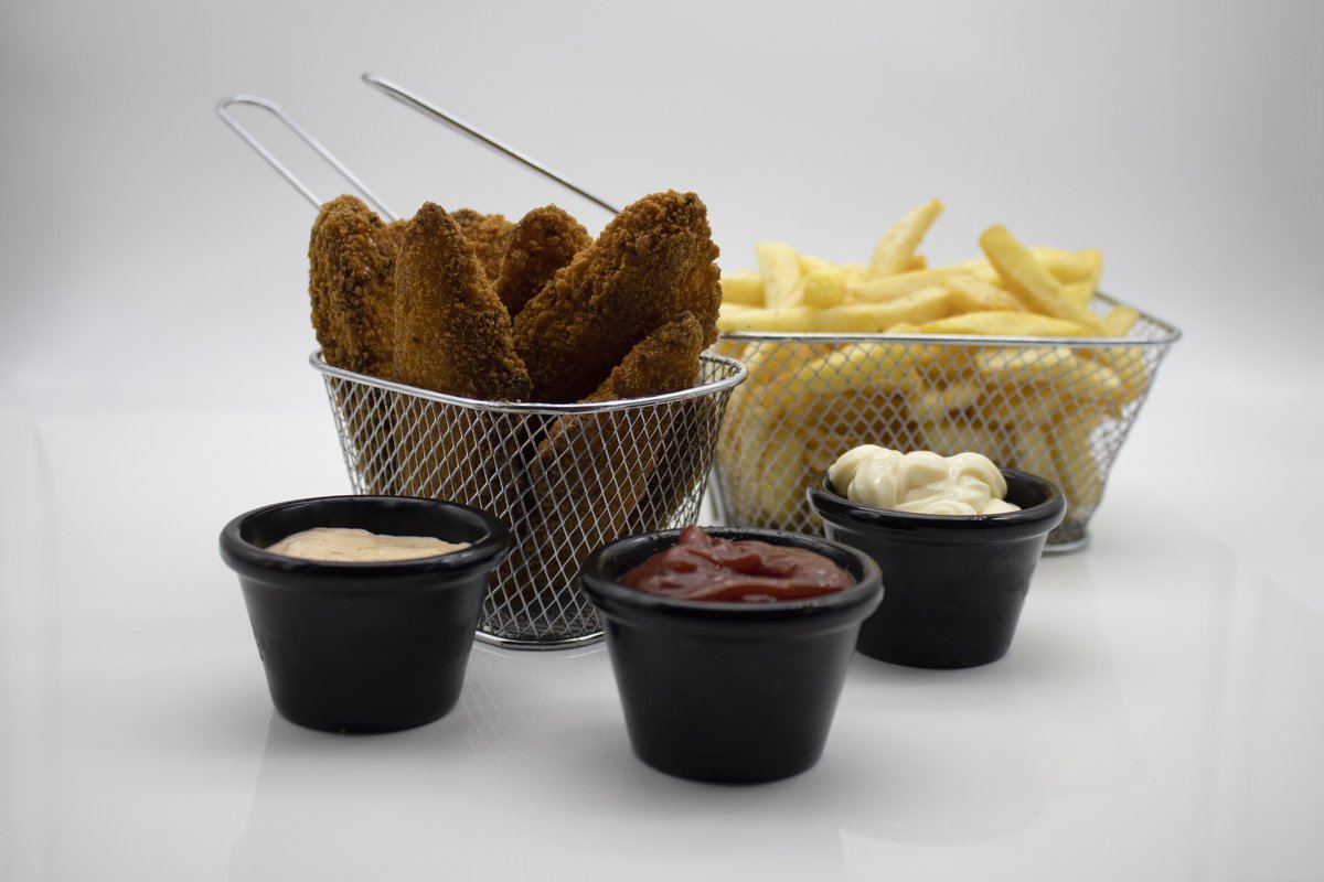 Chicken Bites mit Pommes
